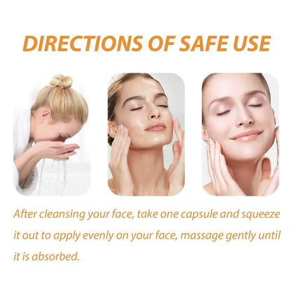 Collagen Face Serum Capsules With Hyaluronic Acid
